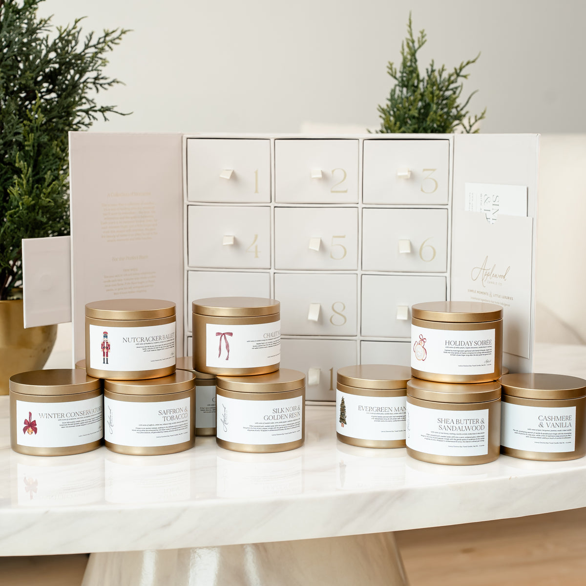 12 Days of Christmas | Non-Toxic Candle Advent Calendar | Launching October 13
