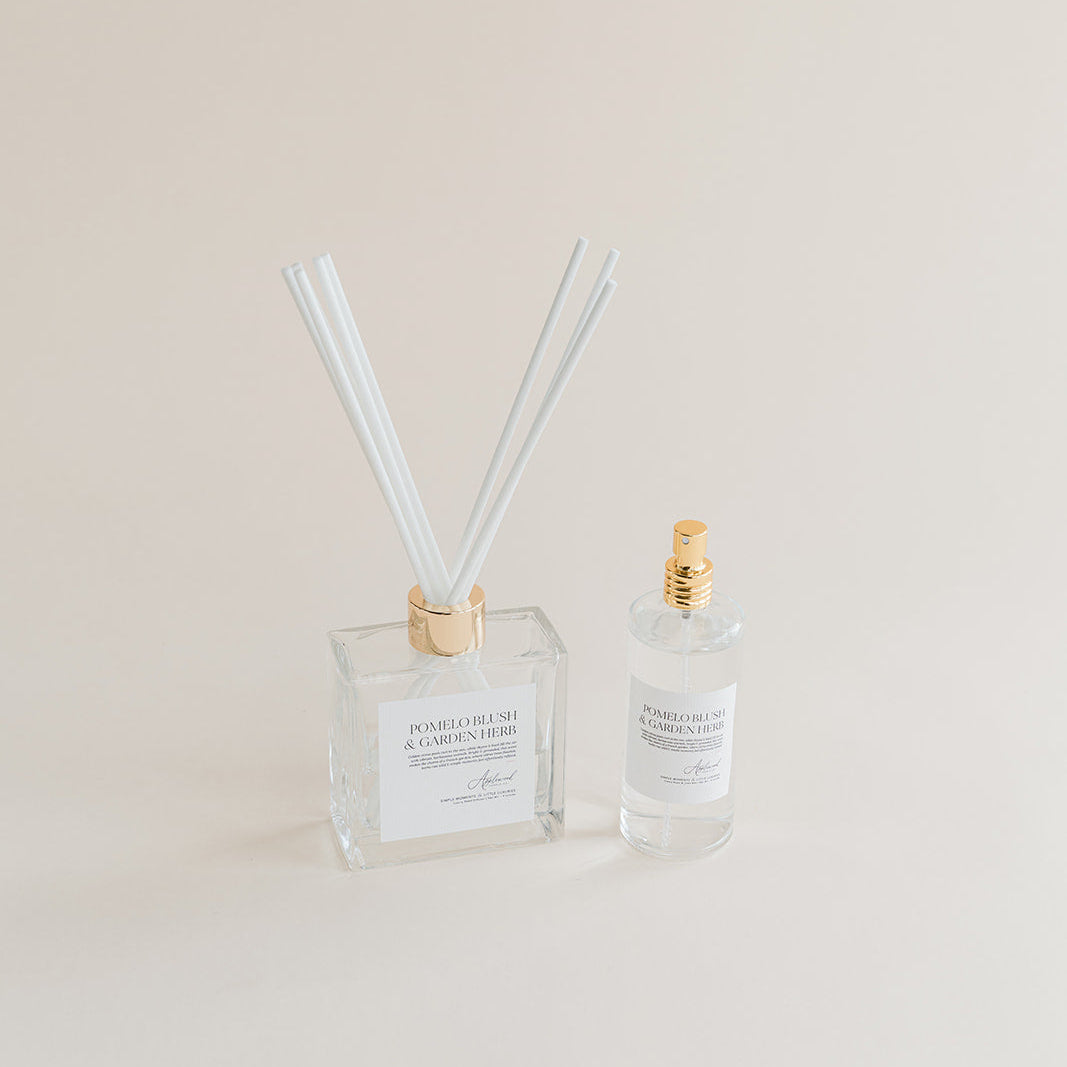 Pomelo Blush & Garden Herb | Clean Reed Diffuser