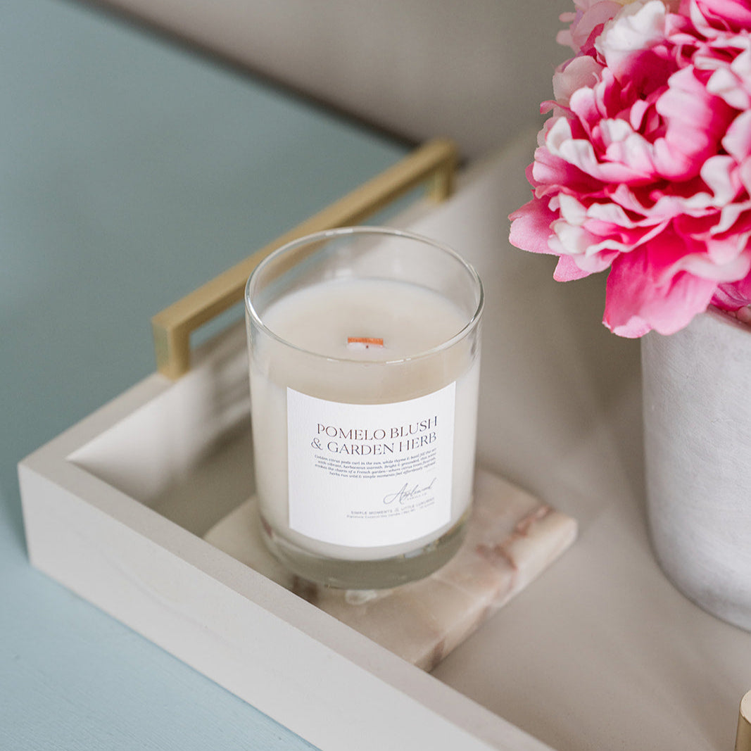 Pomelo Blush & Garden Herb | Luxury Home Fragrance