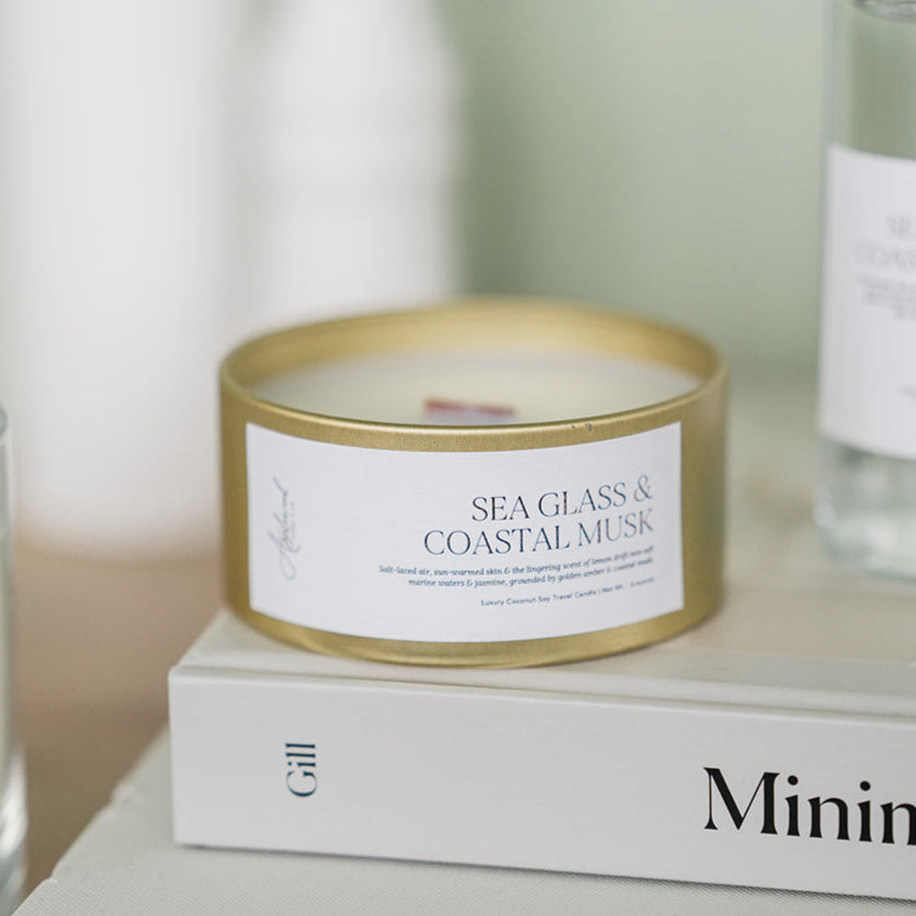Sea Glass & Coastal Musk | Luxury Home Fragrance