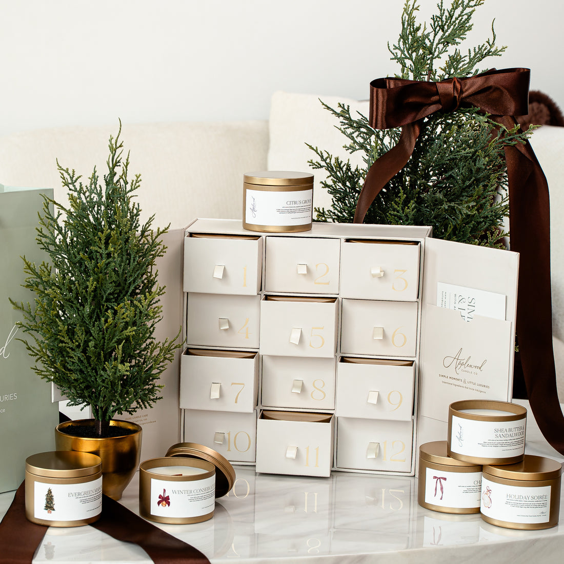 12 Days of Christmas | Non-Toxic Candle Advent Calendar | Launching October 13