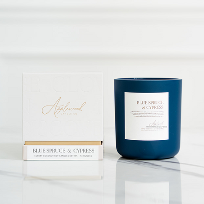 BLUE SPRUCE &amp; CYPRESS | Luxury Home Fragrance