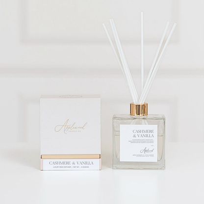 CASHMERE &amp; VANILLA  |  Luxury Reed Diffuser