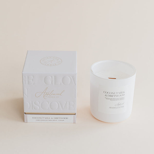 Coconut Milk & Driftwood | Non-Toxic Coconut-Soy Candle