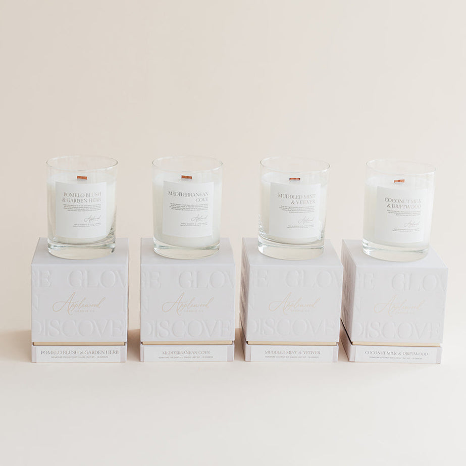Summer Collection Set | Signature Non-Toxic Coconut-Soy Candles