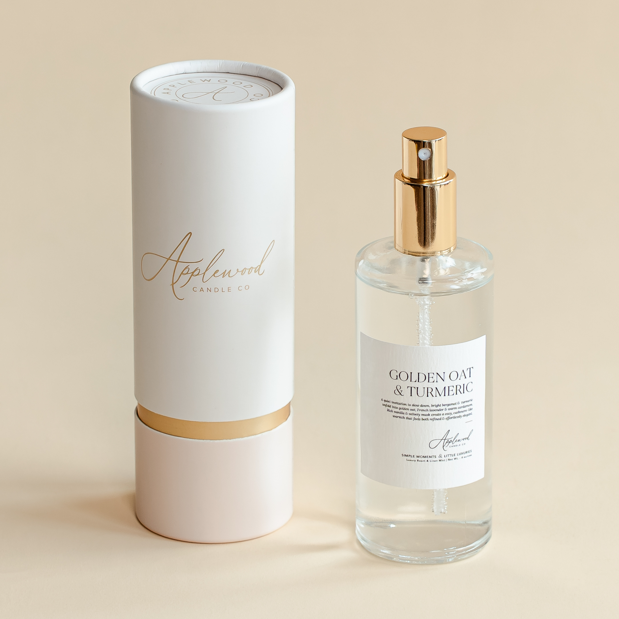 Golden Oat & Turmeric |  Luxury Room and Linen Mist