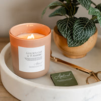 Golden Oat & Turmeric | Luxury Candle (65+ hour burn)