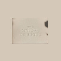 Matron of Honor Gift Set