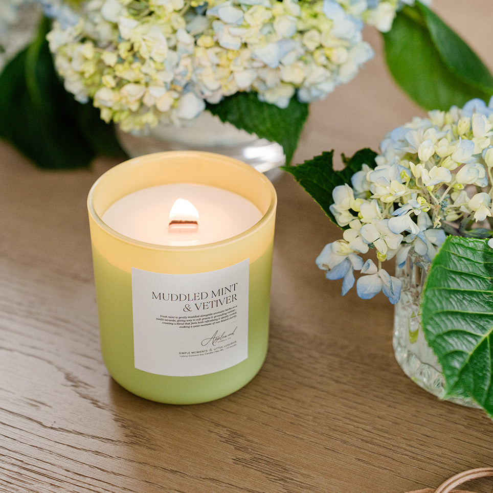 Muddled Mint &amp; Vetiver | Non-toxic Luxury Candle