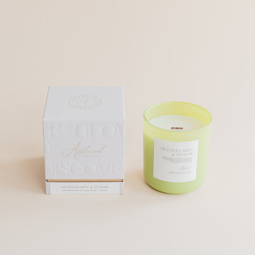 Muddled Mint & Vetiver | Non-toxic Luxury Candle