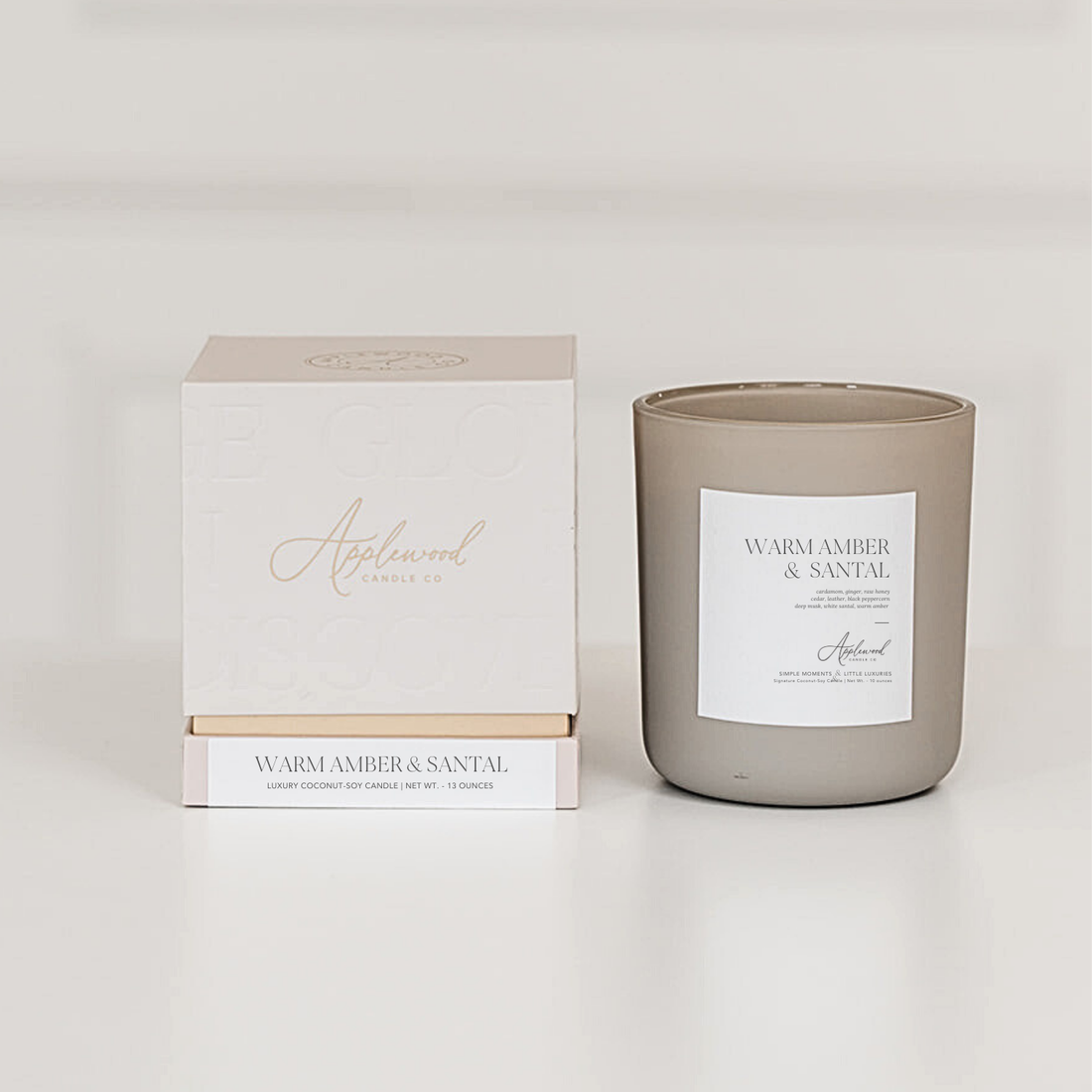 WARM AMBER &amp; SANTAL |  Luxury Home Fragrance