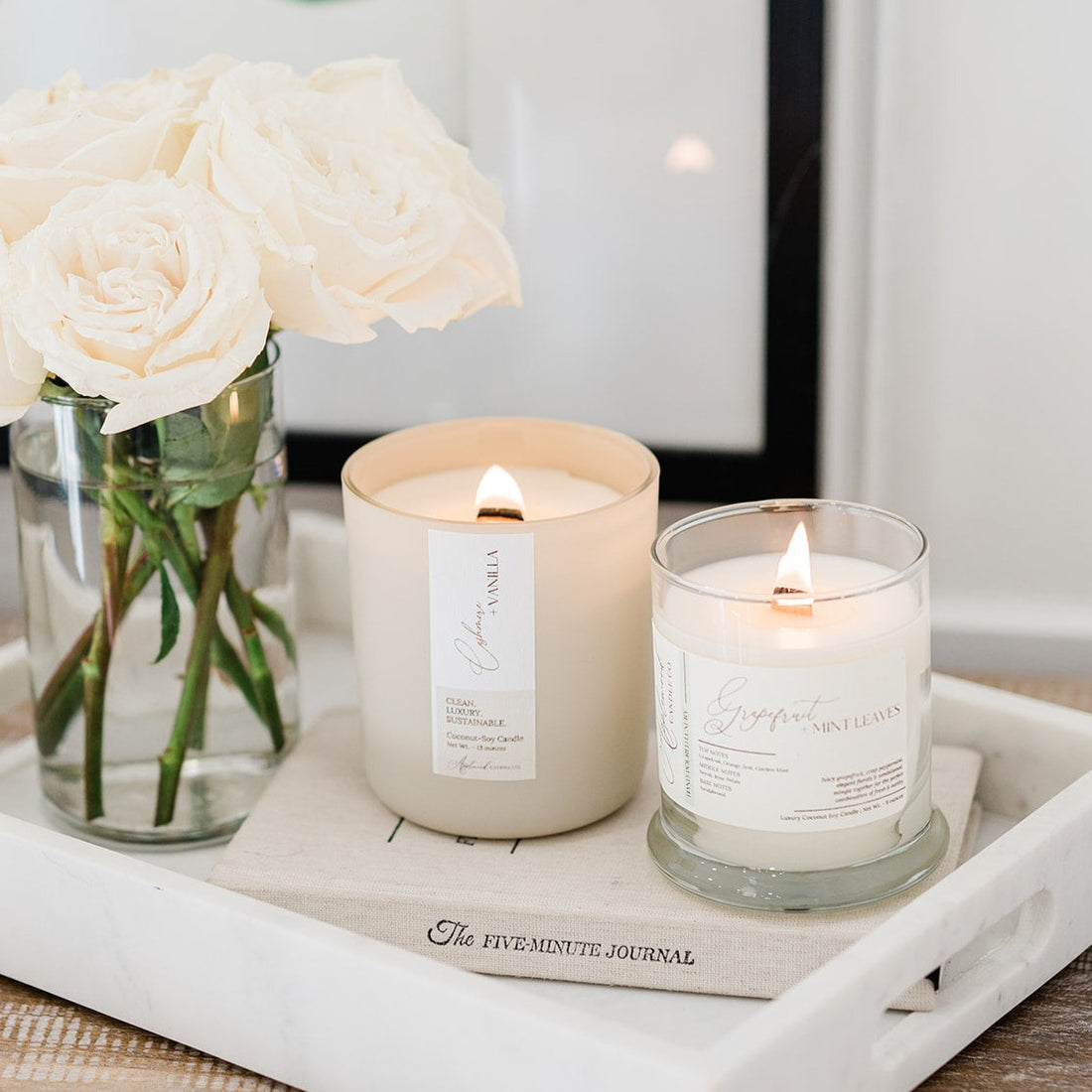 CASHMERE + VANILLA | Coconut-Soy Luxury Candle