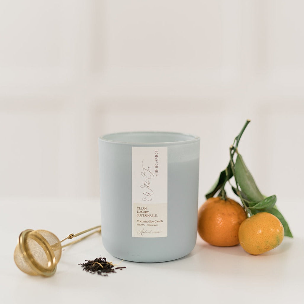 White Tea + Bergamot | Coconut-Soy Luxury Candle