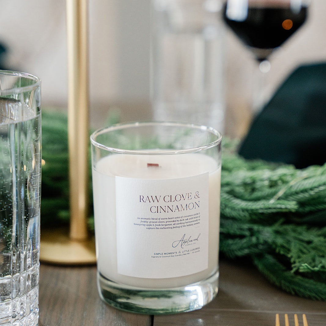 Raw Clove & Cinnamon | Luxury Candle (65+ hour burn)