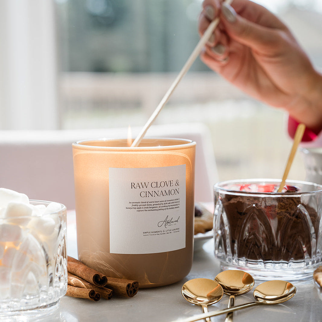 Raw Clove & Cinnamon | Luxury Candle (65+ hour burn)