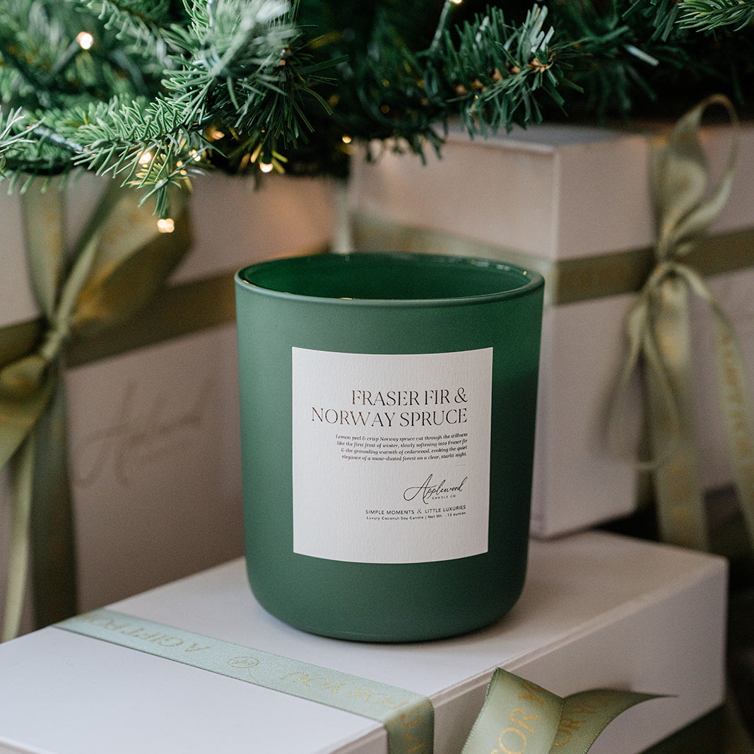 Fraser Fir & Norway Spruce | Luxury Candle (65+ hour burn)