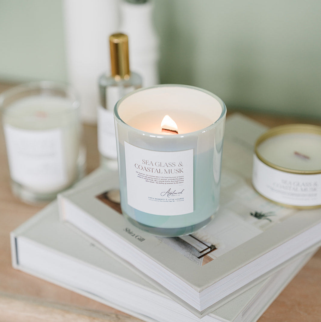Sea Glass & Coastal Musk | Luxury Home Fragrance