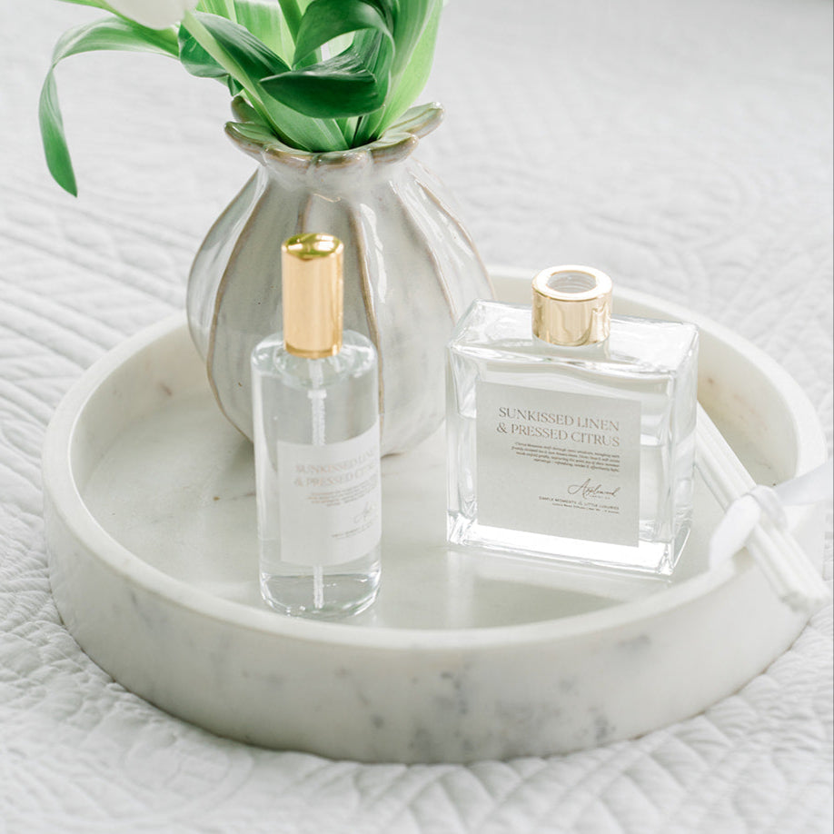 Sunkissed Linen &amp; Pressed Citrus  |  Luxury Home Fragrance