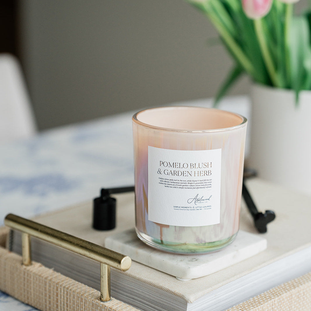Pomelo Blush & Garden Herb | Luxury Home Fragrance