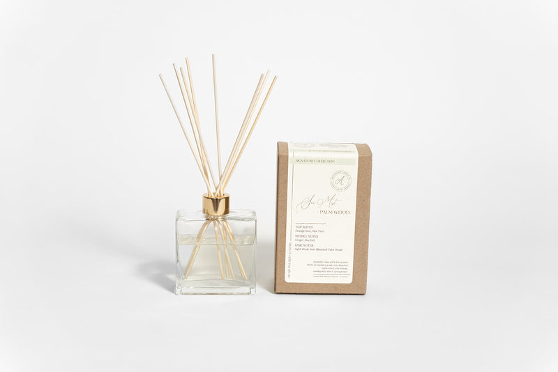 Sea Mist + Palm Wood
